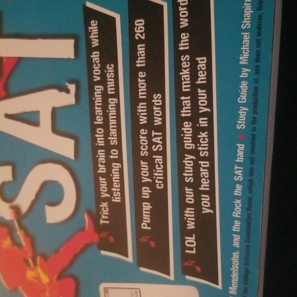 Rock the SAT  STUDY guide & Hot Words for the SAT 3RD edition - Picture 3 of 17